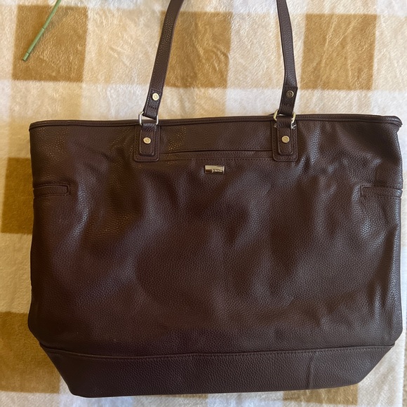 Thirty-One Brown/Burgundy Tote Bag - Picture 1 of 2